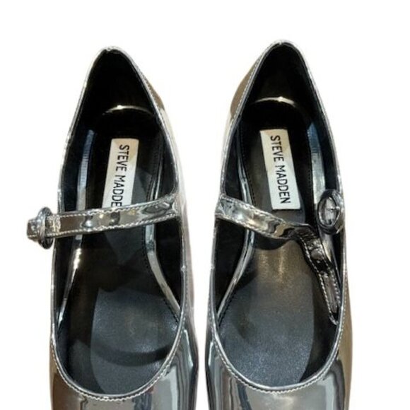Steve Madden Silver “Spencir” Flats – Size 5.5 - Picture 5 of 6